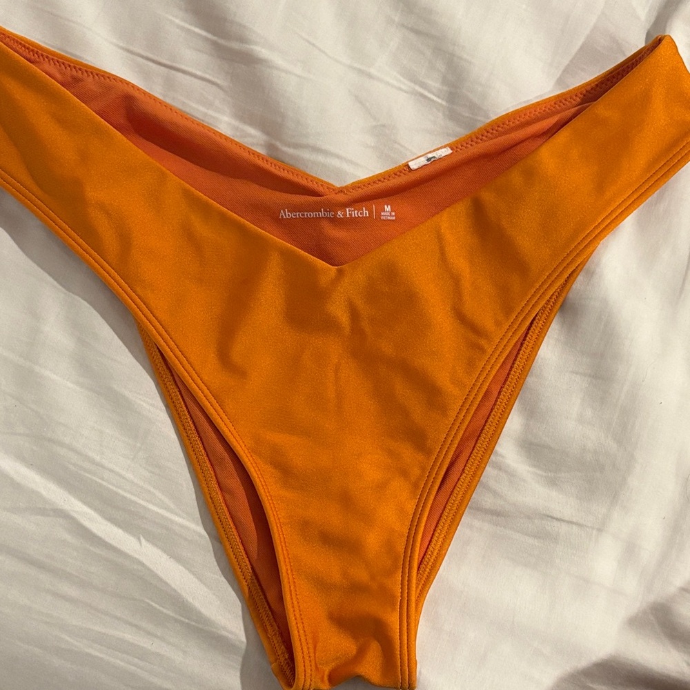 Abercrombie & Fitch Vibrant Orange Bikini Bottom
